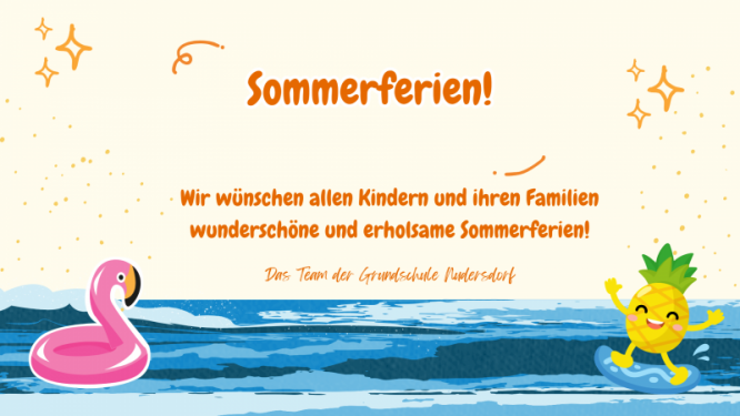 Sommerferiengr&uuml;&szlig;e